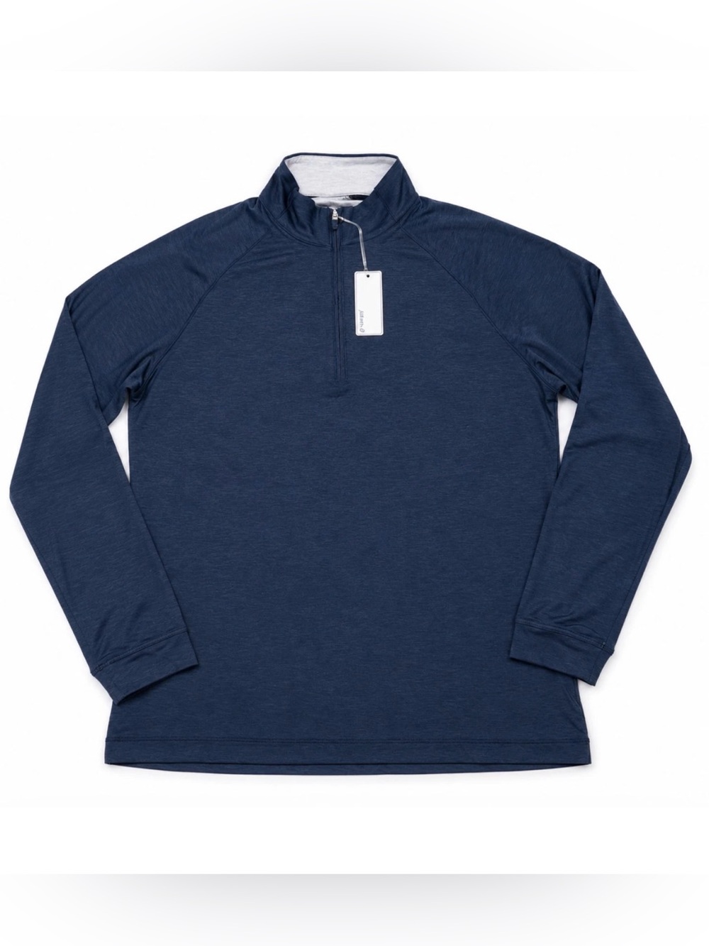 NEW JOHNNIE-O WOMEN'S WAKE BLUE 1/4 ZIP PERFORMANCE FREEBORNE SHIRT TOP GOLF XS